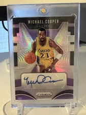 2019-20 Panini Prizm - Signatures Michael Cooper #SG-MCP Silver Prizm (AU) Auto picture
