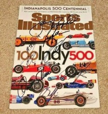 2011 INDY 500 SIGNED SPORTS ILLUSTRATED SI MAGAZINE DAN WHELDON +6 INDIANAPOLIS picture