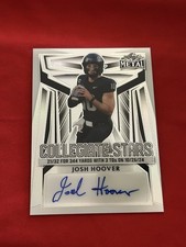 2025 Leaf Metal Collegiate Stars Josh Hoover Signed Autograph Auto /12 Joshua picture