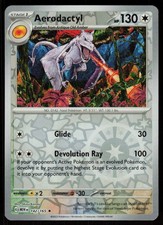 Aerodactyl 142/165 Rare 151 Pokemon Reverse Holo Near Mint picture