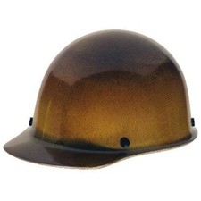 MSA 475395 Skullgard Tan Cap Hard Hat Ratchet Suspension Medium 6.5-8
