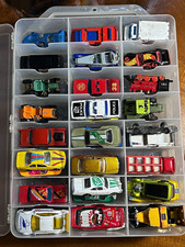 Hot Wheels Matchbox & More Diecast Toy Car Lot Used Mixed Vehicles w/ Cases picture