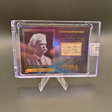 Eternal 2024 Eternal Cuts World Celebrities Mark Twain Relic Card #66/75 picture