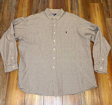 Polo by Ralph Lauren Lowell Sport Check Cotton Button-Up Shirt Long Sleeve XXL picture