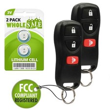 2 Replacement For 2007 2008 2009 2010 2011 2012 2013 Nissan Versa Key Fob Remote picture