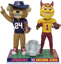 Arizona Wildcats vs. Arizona State Sun Devils Football Rivalry Bobblehead NCAA picture