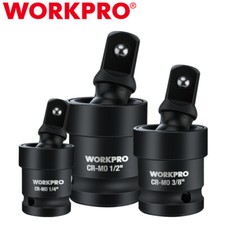 WORKPRO 3PCS Impact Universal Joint Sets 1/2