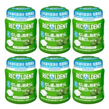 Recaldent Fresh Mint Gum CPP-ACP Sugar Free Bottle 135.2g x6 Japan picture