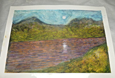 Michael Knotts Painting Landscape Watercolor Unsigned 10x14