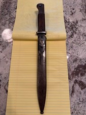K 98 Bayonet Seitengewehr S84/98 pre war 1936 matching serial #'s  picture