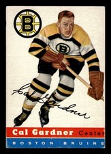1954-55 Topps Hockey #47 CAL GARDNER Boston Bruins VG- picture