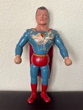 RARE 1939-40 Ideal Toy SUPERMAN Jointed Wood Doll picture