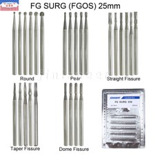 100Pcs Dental Surgical Diamond Burs Ball Round For High Speed Handpiece FG 1.6mm picture