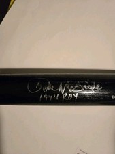 Bake Mcbride Jsa Auto Bat W/ Cardinals Roy Inscription  1980 Wsc Phillies picture