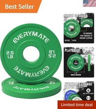 Change Weight Plates 1.25LB 2.5LB 5LB Set Fractional Plate Olympic Bumper Pla... picture
