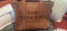 Marc Jacobs The Large Leather Tote Bag – Brown  – Brand New picture