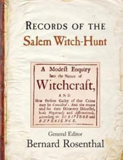Records of the Salem Witch-Hunt, Rosenthal, Bernard, Excellent Book picture
