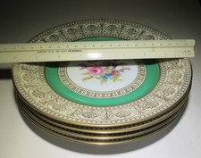 Vintage Thomas Bavaria plates floral 36 set of 4, 8