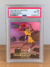 1997 Metal Universe Championship Kobe Bryant #86 PSA Cert 153560473 picture
