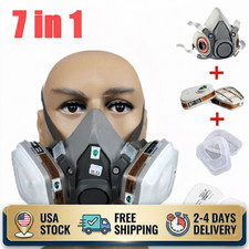 PRO 6200 Half Face Gas Mask Cover Painting Spraying Respirator Work Facepiece picture