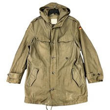 Vintage 70s Schwarz Passau German Army Field Parka Men M Gr. 5 Utility Jacket picture