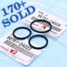 Genuine TOYOTA Set of 3 Engine Coolant Pipe O-Ring Supra 93-98 LEXUS GS300 IS300 picture