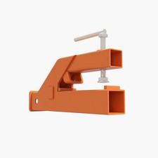 Clamp On Trailer Hitch 2 in Ball Mount Receiver Tractor Bucket Adapter picture