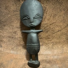 Genuine authentic  piece of vintage African AKUA’BA fertility doll hand carved picture
