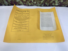 ONE ORIGINAL PAGE ~ ANTIQUE 1640 ENGLAND HERBAL BOTANICAL BOOK Slotkin picture