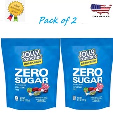 New Jolly Rancher Zero Sugar Assorted Fruit Flavored Hard Candy 6.1 oz Pack of 2 picture