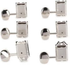 Gotoh SD91 Tuners - 6-in-line Nickel with Metal Buttons picture