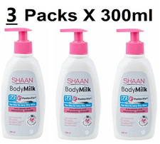 Shaan Body Milk Strengthening with Hyaluronic Acid,Niacinamide (3 Packs X 300ML) picture