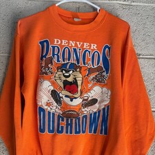 Denver Broncos Touchdown Taz Funny Basic Style Orange Sweatshirt RM3819 picture