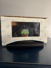 Vintage Kermit the Frog Dakin Black Snapback Hat – The Muppets – Original Box picture
