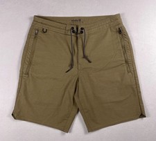 Roark Layover Shorts Mens 30 Khaki Stretch Travel Hybrid Drawstring Huckberry 8