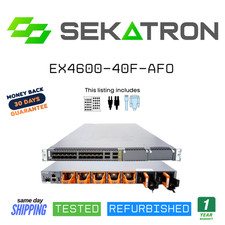 🔀 Juniper EX4600-40F-AFO 24-Port 10GbE SFP+ Switch • 4× 40GbE QSFP+ • 2× PSU ⚡ picture