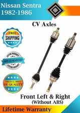 New OE Front CV Axles For 1982-1986 Nissan Sentra Non-ABS Lifetime Warranty picture