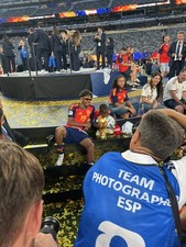 World Cup Final Argentina vs Spain Confetti From The Field SPAIN CHAMPIONS picture