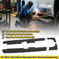 For 14-18 Silverado GMC Sierra Extended Cab Rocker Panel&Cab Corner Rust Repair picture