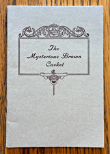 1920's The Mysterious Brown Casket AMORC Rosicrucian Rosicrucian Press 3.5