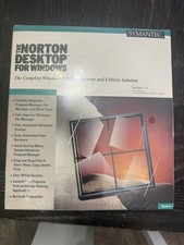 New Vintage NOS SEALED The Norton Utilities Version 1.0 1993 Symantec RARE - USA picture