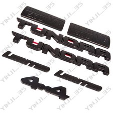 7PCS BLACKOUT EMBLEMS OVERLAY KIT 2014-2021 for TUNDRA Limite 5.7L V8 iforce 4X4 picture