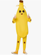 InSpirit Designs Fortnite Peely Halloween Costume Banana Youth X-Large XL picture
