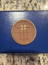 1922 Germany Oberammergau Meissen Porcelain Notgeld Scheuch 833 Gold Gilt Rare picture