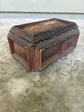 Antique Midwestern Tramp Art Cigar Box picture