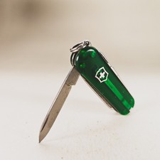 Victorinox Signature Swiss Army Knife 58mm Transparent Green Tea picture