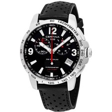 Certina DS Podium Chronograph Lap Timer Black Dial Men's Watch picture