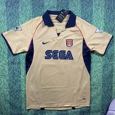 Bergkamp Arsenal 2001/2002 Away Jersey - Retro Jersey - Mens Sizes - New picture