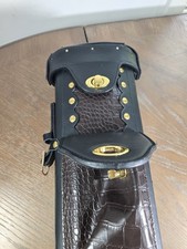 McDermontt Black & Burgundy Croc Embossed 4 Butt 6 Shaft 4x6 Light Weight  picture