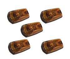 OEM 2017-2020 Ford Super Duty LED Amber Roof Marker Clearance Light 5pc Set picture